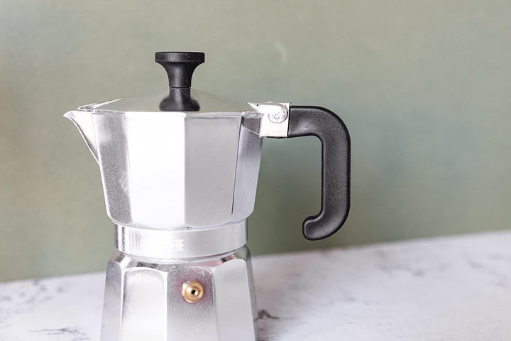 La Cafetière Venice Espressokocher, Aluminium Silberfarben Three Cup, Silberfarben Three Cup