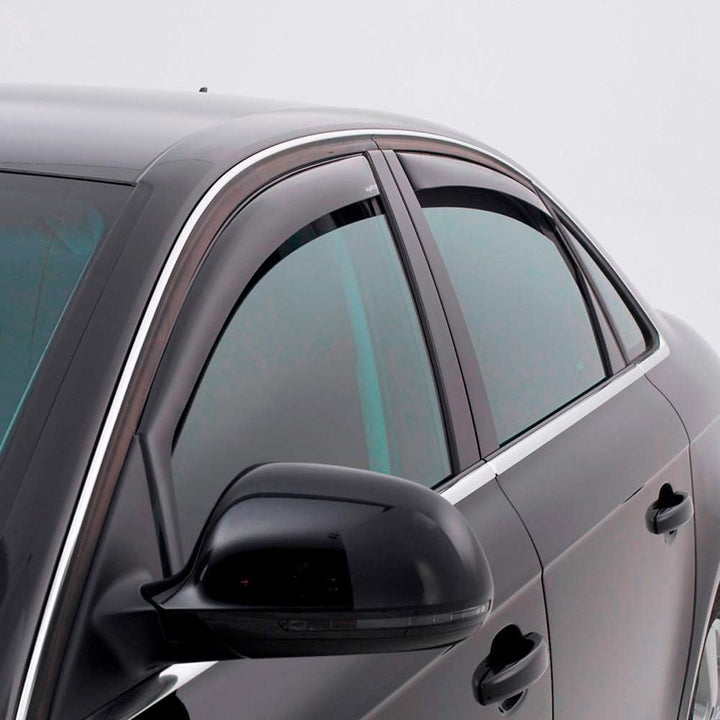ClimAir Car Comfort Windabweiser kompatibel mit Audi Q3 (F3B) 2019- Set für Vordertüren smoke, Set f