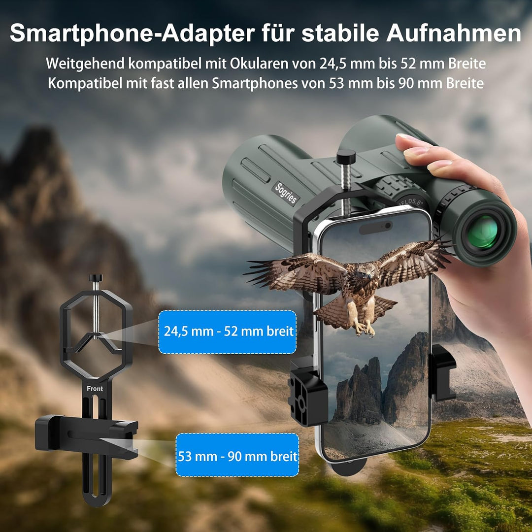 14x45 Fernglas für Erwachsene, leistungsstark, professionelles HD-Fernglas zur Vogelbeobachtung, Jag