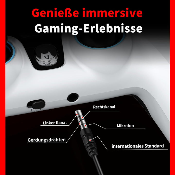 NBCP Wireless Controller für PC mit Display, PC Controller Pro Wireless mit Hall-Jostick/Hall-Trigge
