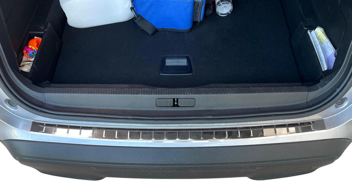 RECAMBO Ladekantenschutz Edelstahl Hochglanz poliert, Chrom Look - kompatibel für Citroen C5 Aircros