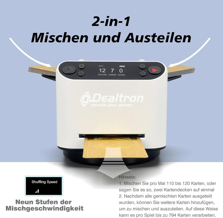 Verbesserte Kartenmischmaschine und Kartenausteiler, mit 8 Fernbedienungen, Automatischer Kartenmisc