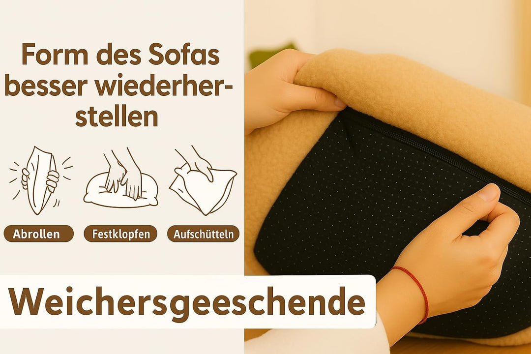Katzenbett kleines Hundesofa Flauschig und waschbar Katzensofa Hundebett für Katzen, weich Katzenbet
