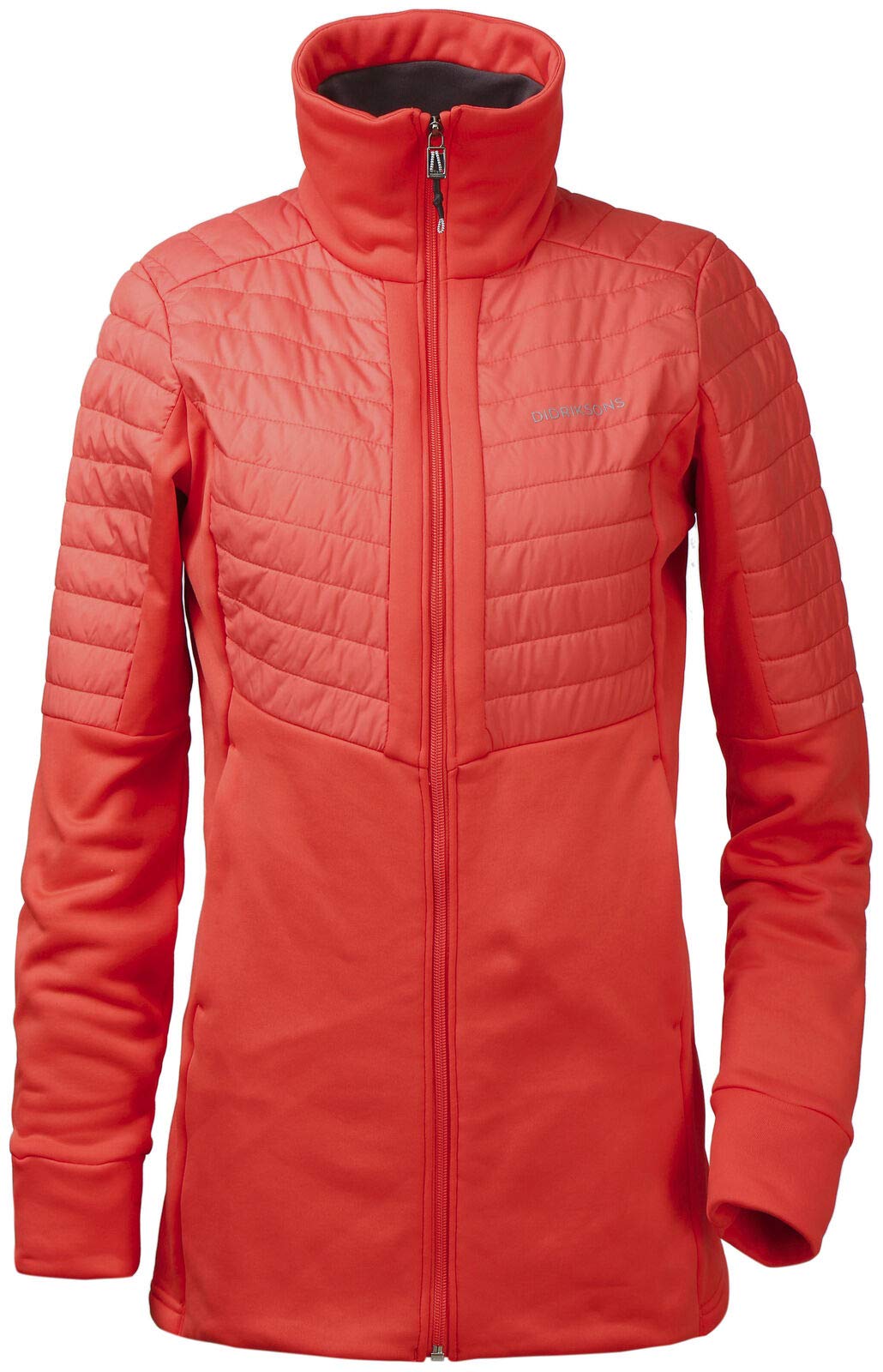 Didriksons Damen Hybridjacke Jacke Mela WNS JKT atmungsaktiv elastisch 36 381 Coral Red, 36 381 Cora