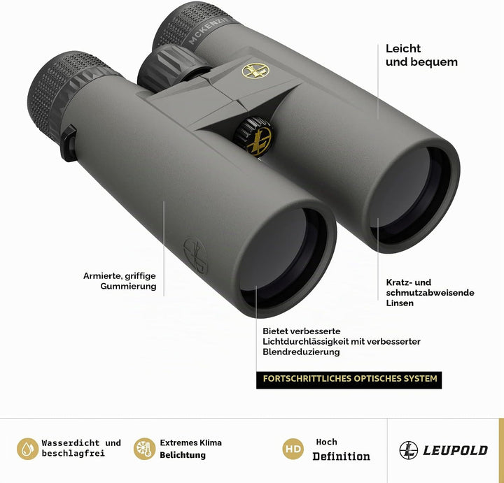 Leupold BX-1 McKenzie Fernglas Schattengrau, Schattengrau