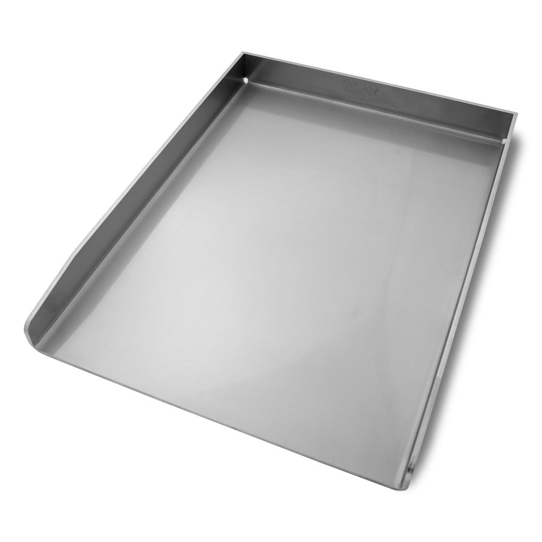 Plancha Edelstahl Grillplatte | Medium - 40x30cm | 4mm Massiv, Medium - 40x30cm