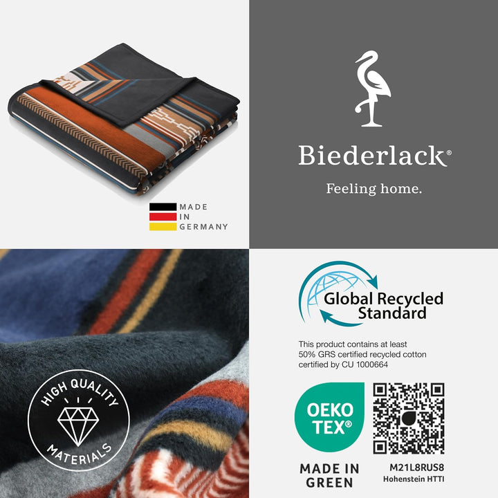 Biederlack Wohndecke Adventure, Sofadecke im Ethno Stil in 150 x 200 cm 150 x 200 cm Adventure, 150