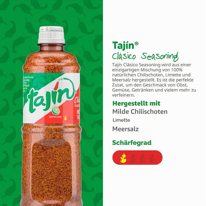 Tajín Clásico Gewürz 440 ml und Tajín Fruchtige Chamoy Sauce 446 ml Bundle (2 Stück)