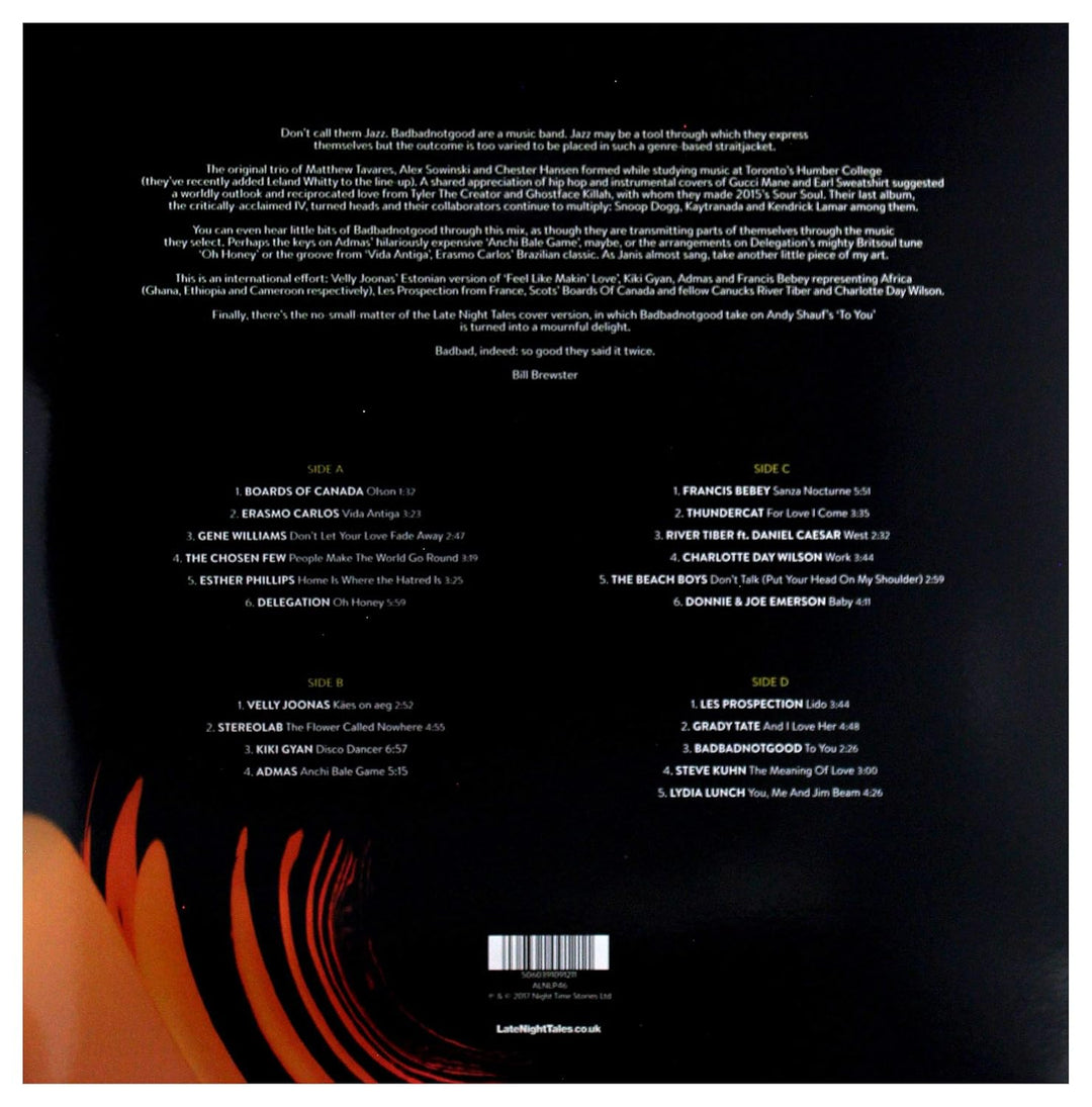 Late Night Tales Poster, Vinyl
