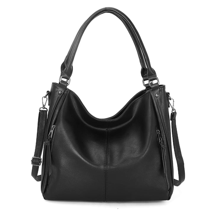 FANDARE Grosse Handtasche, Damen, Schultertaschen, PU-Leder, wasserdicht, für Einkäufe, Party, Schul