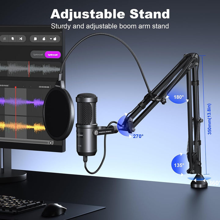 aokeo AK-60s 192kHz/24bit USB Gaming PC Mikrofon
