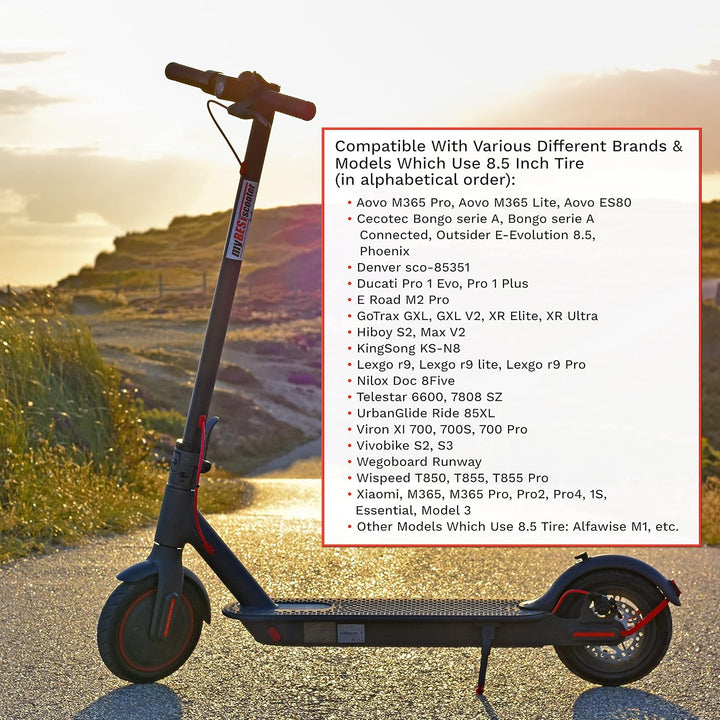 myBESTscooter - CST Gummireifen mit Schlauch 8,5 Zoll für Xiaomi M365 Pro 1S Essential Pro 2 Mi3 Ele