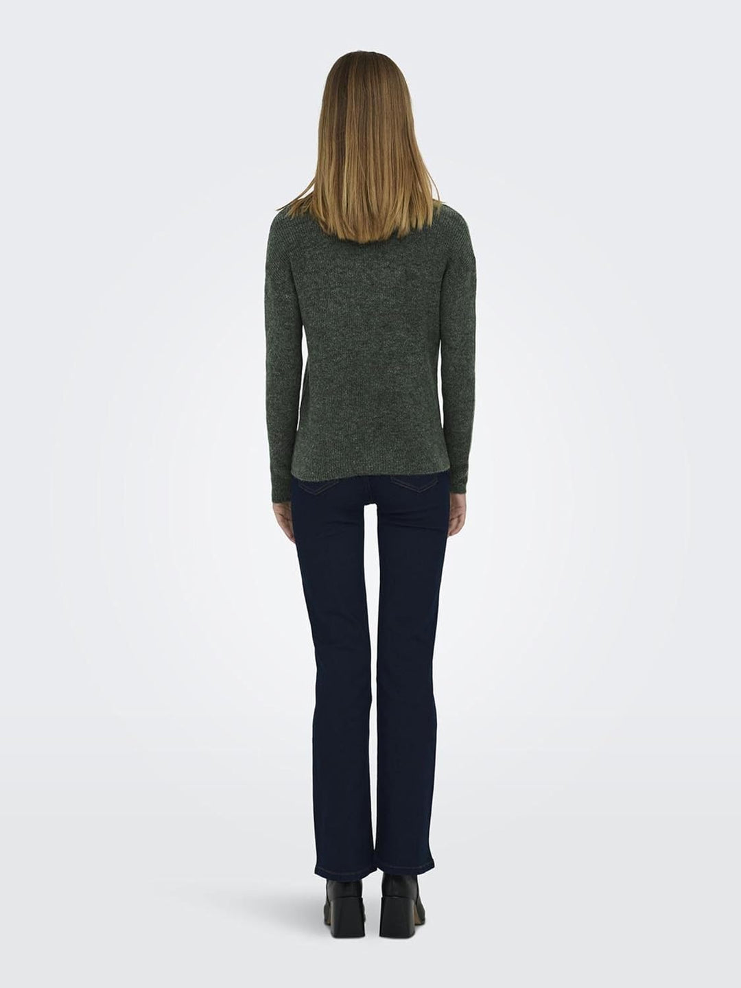 ONLY Female Strickpullover ONLCAMILLA Strickpullover XS Pine Grove/Detail:melange, XS Pine Grove/Det