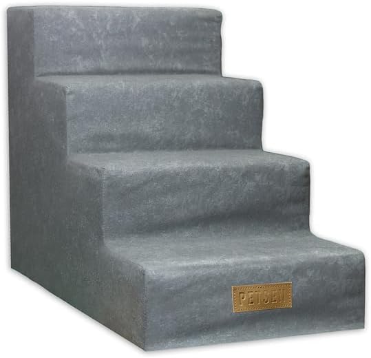 Sofatreppe für Hunde und Katzen – Hundetreppe für Bett &amp; Sofa – 3- oder 4-stufig, rutschfest &amp; wasch