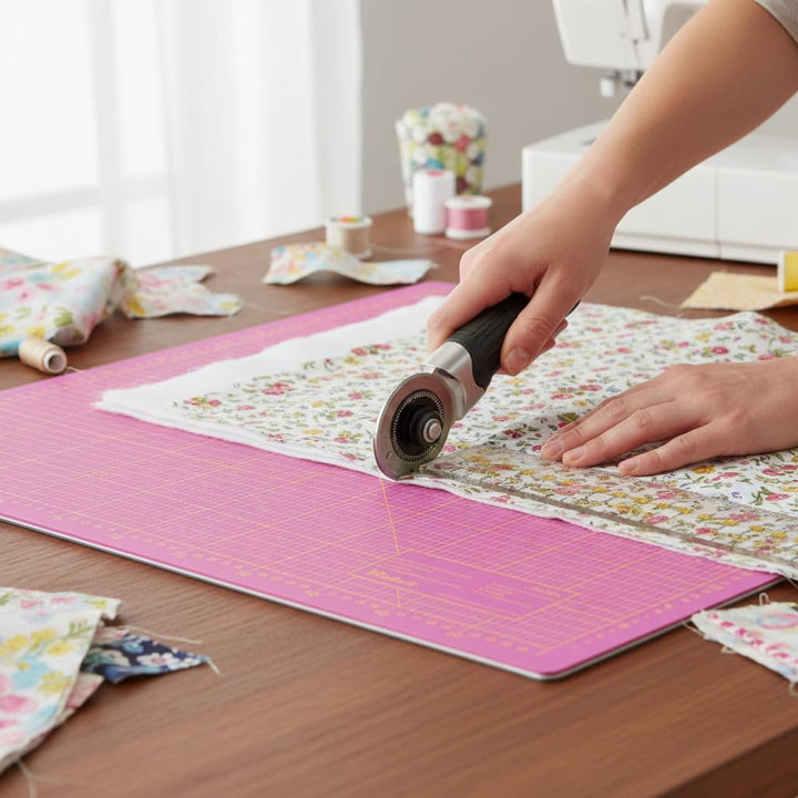 Victor Schneidematte Violett Pink 45x60cm 3-lagig A2 selbstheilend Violett Pink 60L x 45B cm, Violet