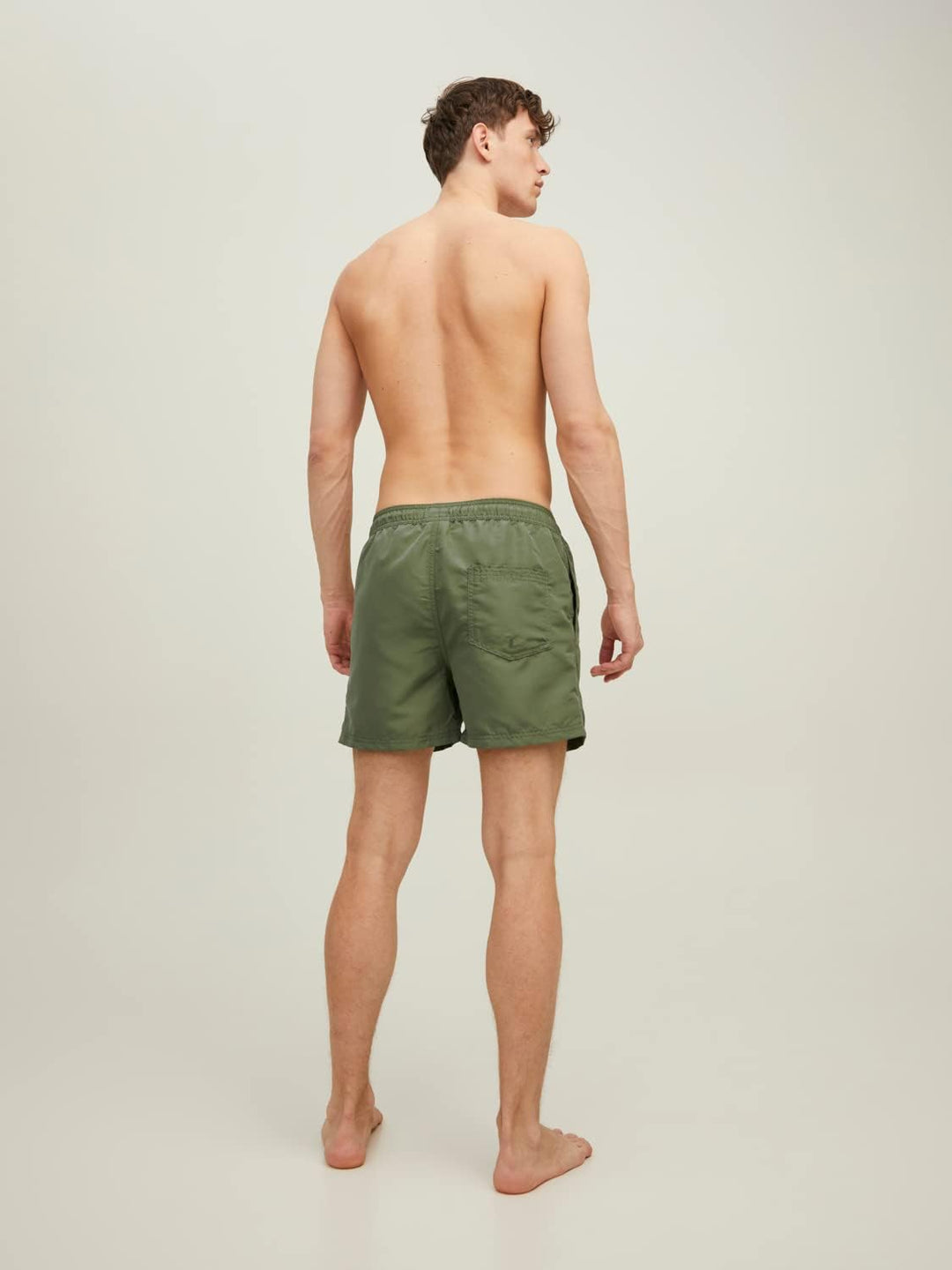 JACK &amp; JONES Herren Badeshorts L Black/Pack:olivine, L Black/Pack:olivine