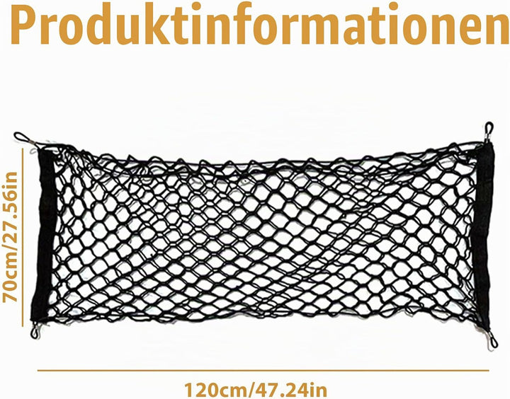 Schutzgitter Auto Barriere Trennnetz: Hundegitter Auto Hundeschutzgitter aus Polypropylen mit 4 Hake