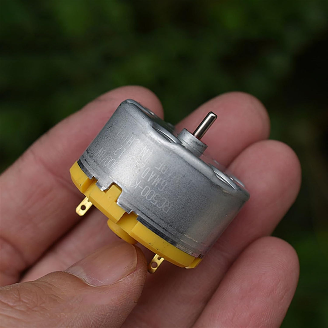 RC500-KN/13500 Micro 500 Motor DC 6V-12V 5400RPM Mini 32mm Durchmesser Rundmotor 1Stk