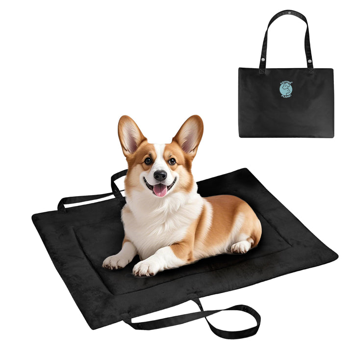 Pawsse Wasserdicht Hundedecke für Unterwegs 80 x 60cm, Outdoor Hundematte Waschbar Hundekissen zum M