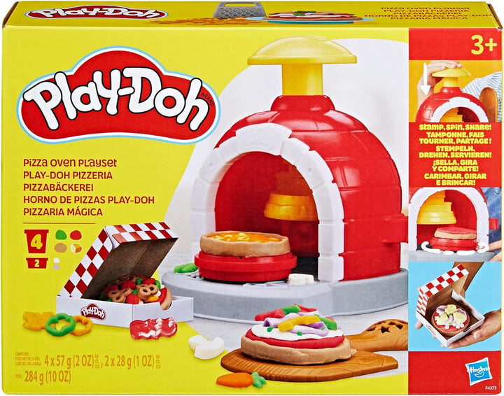 Play-Doh Kitchen Creations Pizzabäckerei Spielset mit 6 Dosen 8 Accessoires Pizzabäckerei Einzelbett