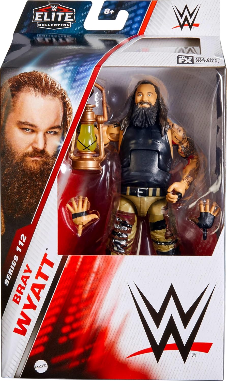 Mattel WWE Elite Actionfigur &amp; Zubehör, 15,2 cm grosses Sammlerstück Bray Wyatt mit 25 Artikulations