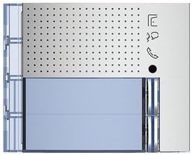 BTicino, Abdeckung SFERA mit 2 Ruftasten für Lautsprechermodul Art.-Nr. 351100, Frontblende Lautspre