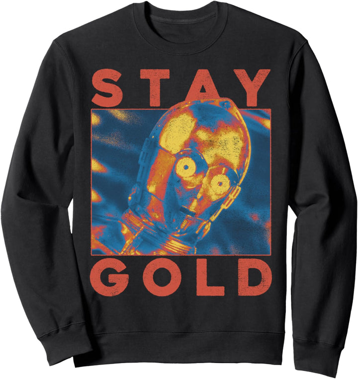 Star Wars C-3PO Stay Gold Portrait Sweatshirt