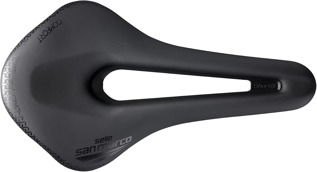 Selle San Marco Unisex – Erwachsene Shortfit 2.0 Comforto-fit Dynamic Sattel, S Schwarz