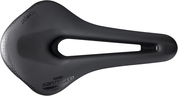 Selle San Marco Unisex – Erwachsene Shortfit 2.0 Comforto-fit Dynamic Sattel, S Schwarz