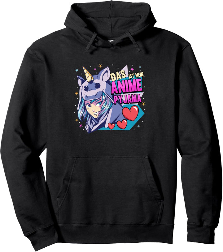 Das ist mein Anime Pyjama Pullover Hoodie