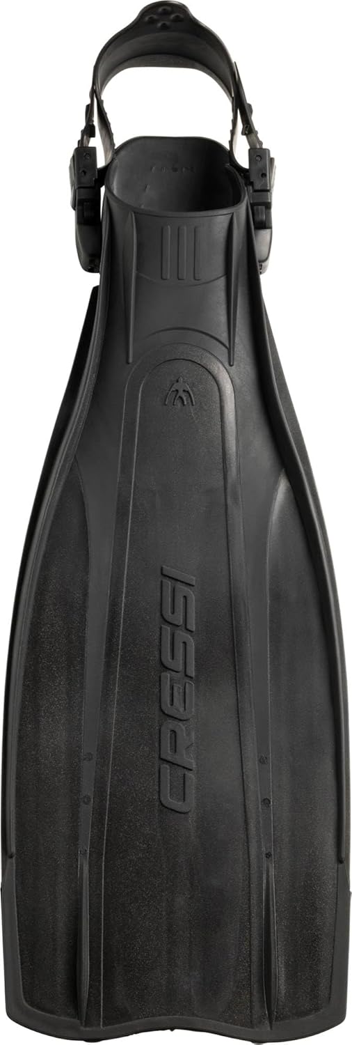 Cressi Pro Light Open Heel Tauchen Flossen L/XL (44/45) Schwarz/Schwarz, L/XL (44/45) Schwarz/Schwar