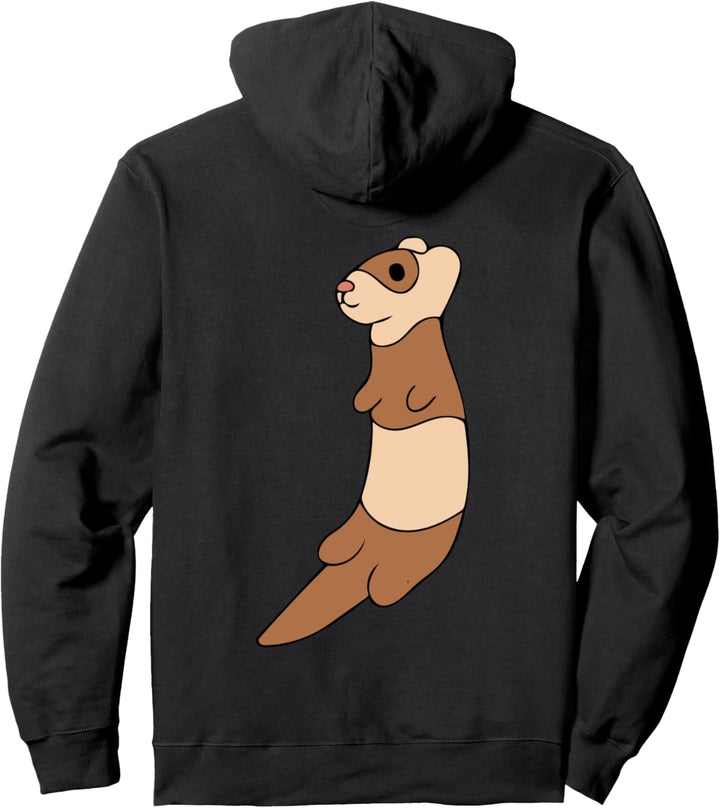 Cute Ferret Pullover Hoodie
