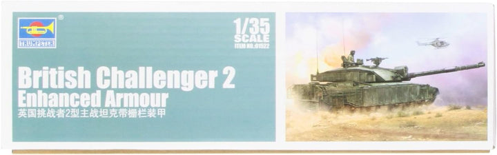Trumpeter 01522 Modellbausatz British Challenger2 with Anti-Heat Fence