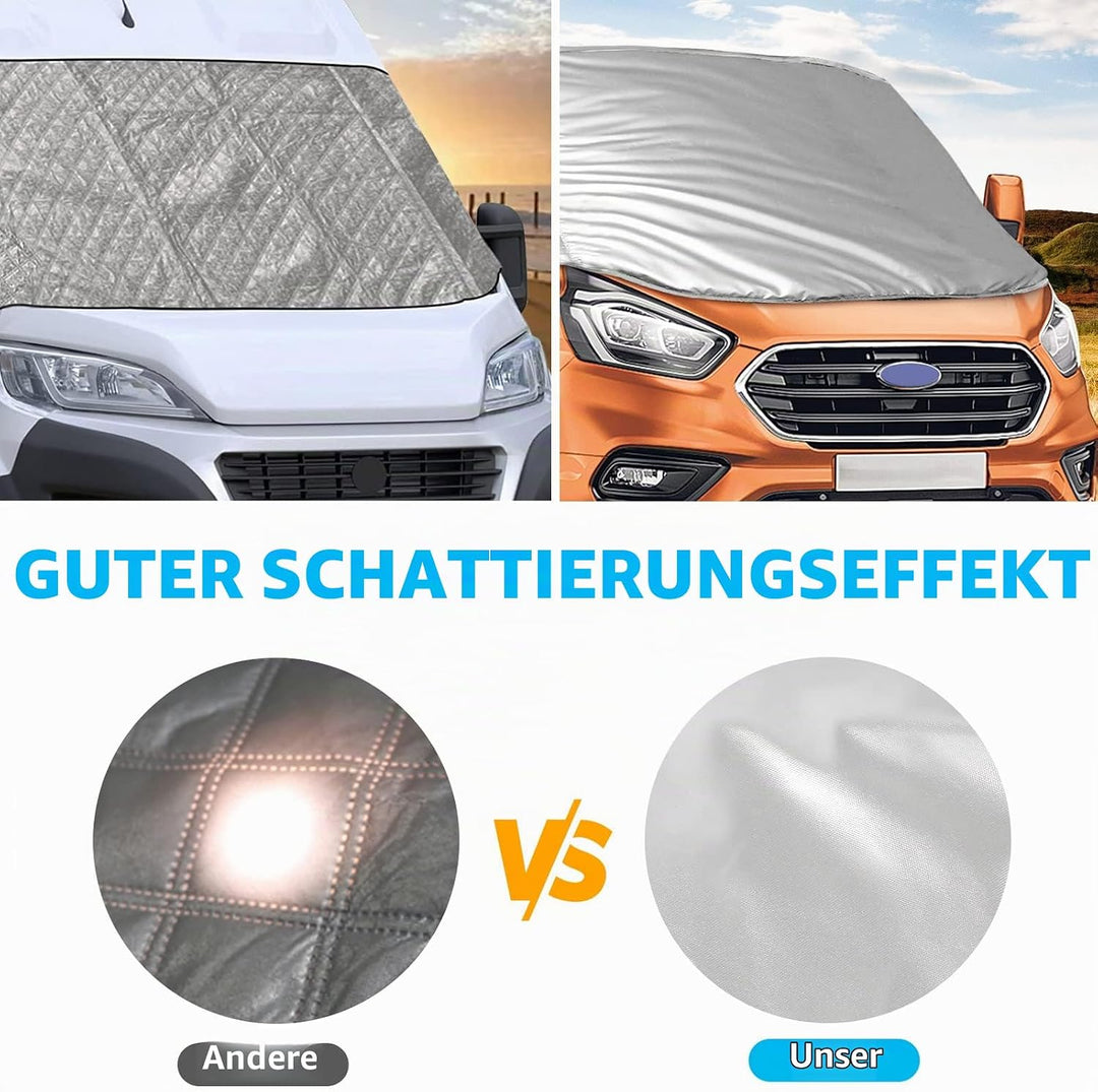 Auto Windschutzscheiben Abdeckung Ersatz für Ford Transit Custom 2012-2022, Frontscheiben Sonnenschu