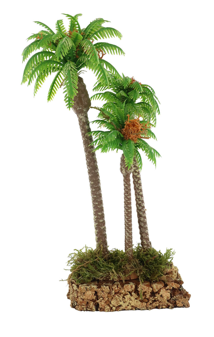 BERTONI Dreifachpalme aus Holz, Mehrfarbig, Einheitsgrösse