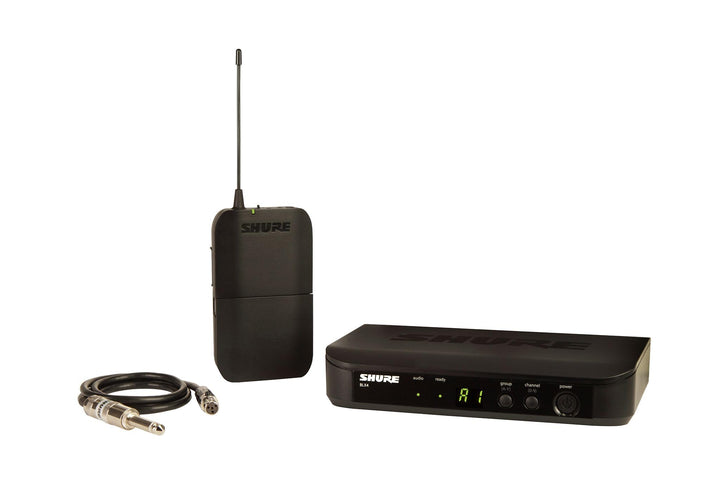 Shure BLX14 UHF Wireless System für Gitarre und Bass - 14 Stunden Batterielaufzeit, 100m Reichweite