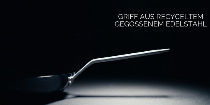 SAVEUR SELECTS Nitri-Black Carbon Steel Naturally Non-Stick 30 cm Bratpfanne | Induktionsbereit, 350