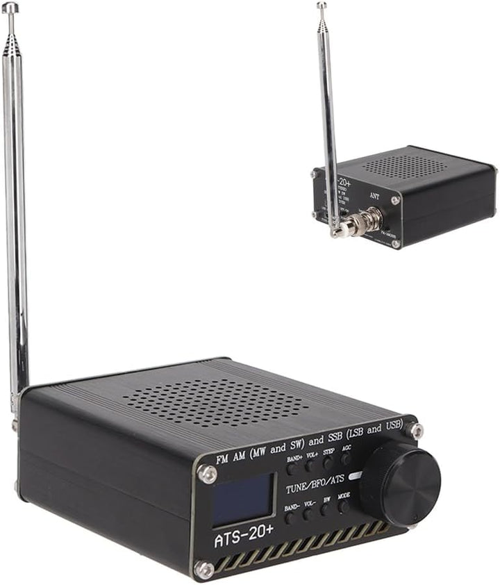 Funkempfänger ATS 20+ – Digitaler Multiband-Empfänger, leicht zu lesen – Professionelles und leichte