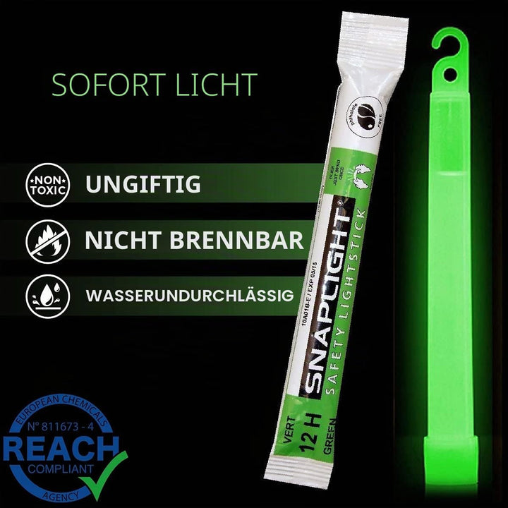 Cyalume SnapLight Grün KnickLichter Glow Sticks – 15cm 6 Inch Industrial Grade Leuchtstab, Ultra hel