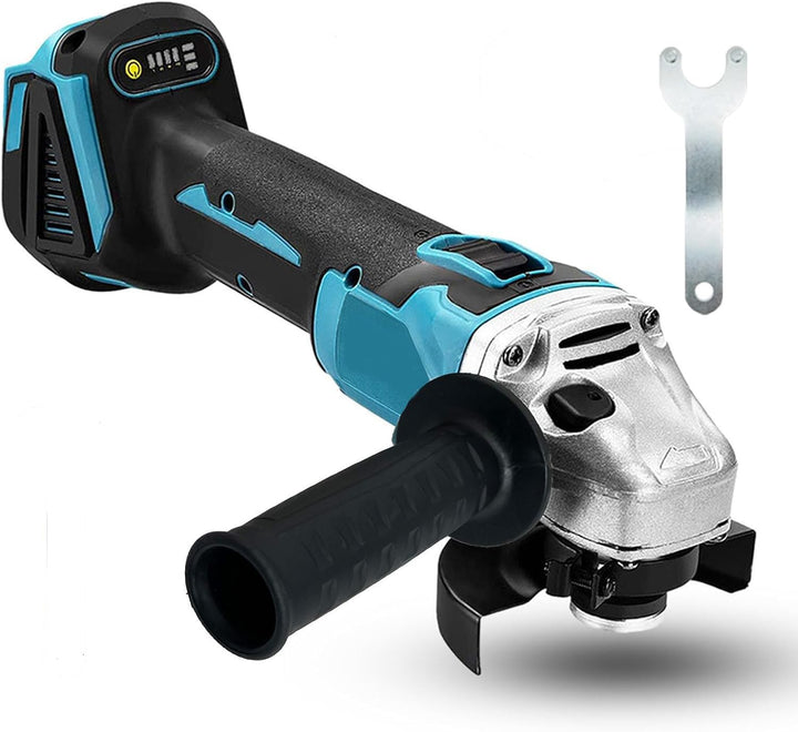 Akku-Winkelschleifer, Kompatibel mit Makita Bürstenlos,18V Trennschleifer Scheibe 125mm Schleifen，zu