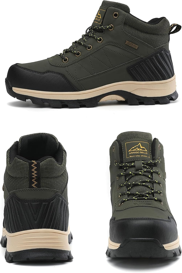 ARRIGO BELLO Winterschuhe Herren Winterstiefel Wanderstiefel Trekking Stiefel Gefüttert Warm Rutschf