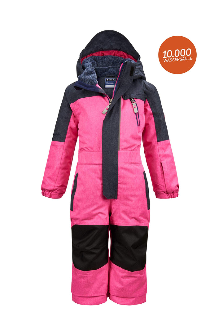 Killtec Mädchen Viewy Mns Onpc Skioverall Mit Kapuze 86-92 neon pink, 86-92 neon pink