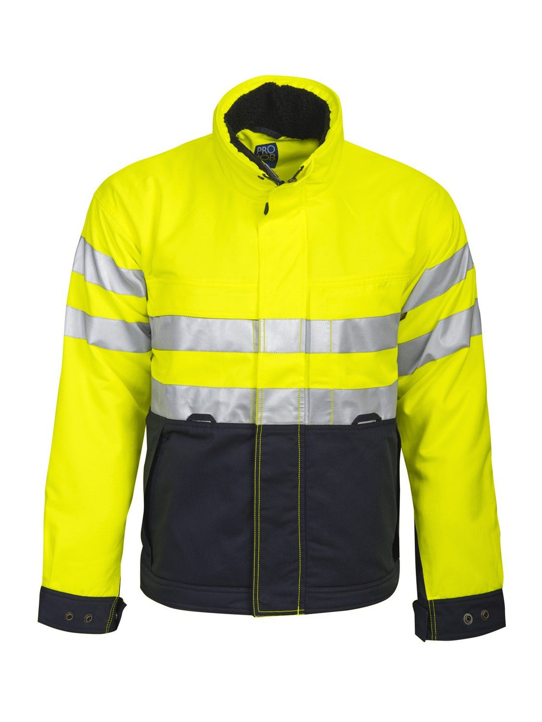 ProJob 646407 – 10 – 3 – -Jacke Sicherheit gefütterte Parka mit Reissverschluss, mehrfarbig, 646407-