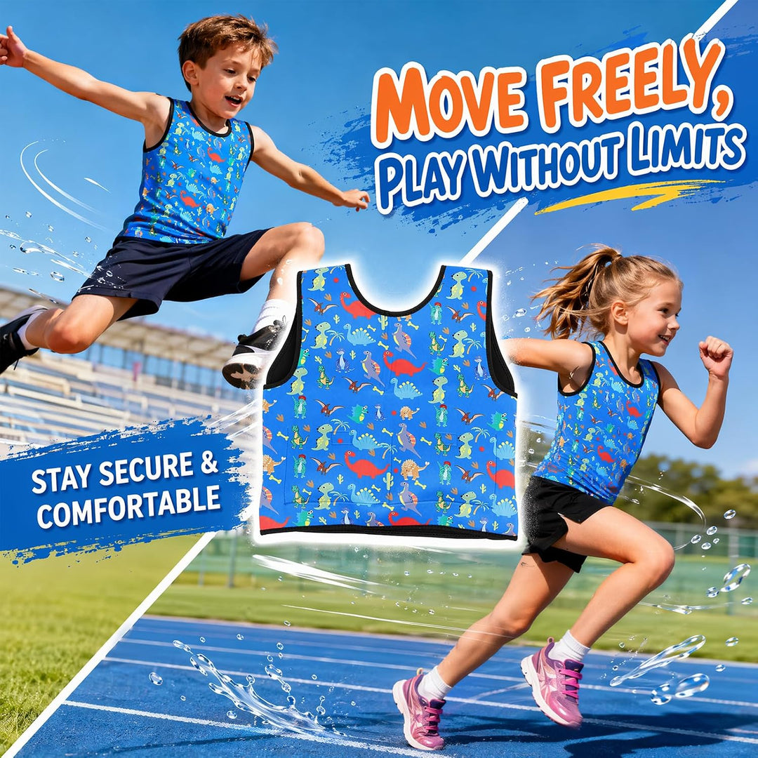MeYuxg Gewichtsweste Kinder &amp; Kompressionsweste,Weighted Vest ADHS Autismus Hilfsmittel,Sensorik Kle