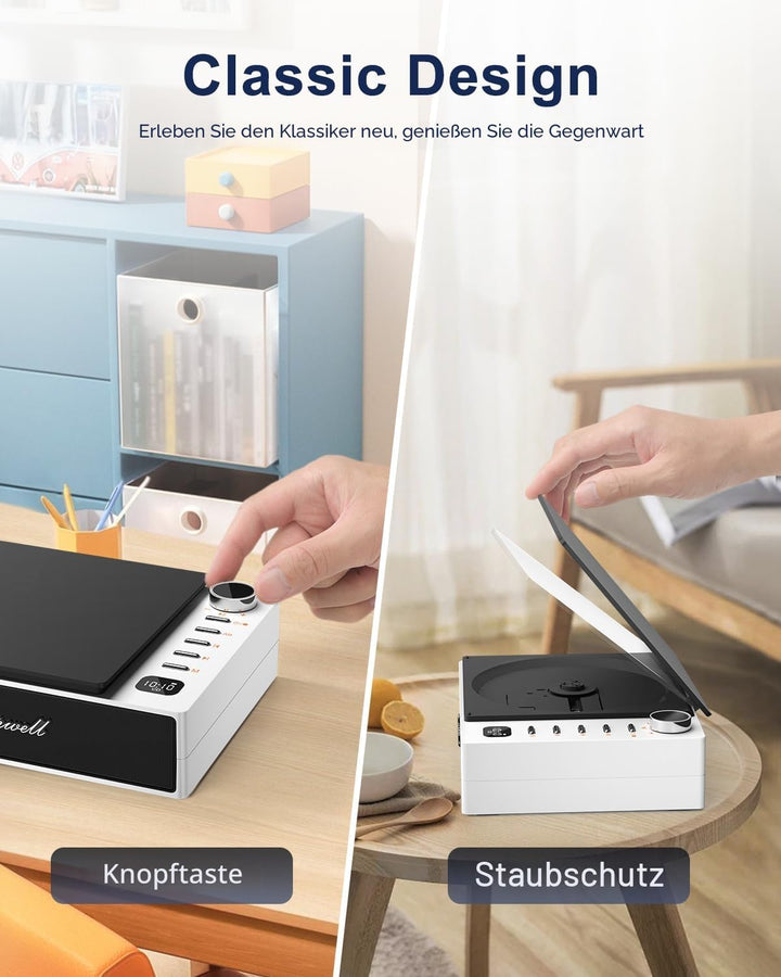 CD Player Tragbar, Leapwell Tragbarer CD Player Bluetooth mit Lautsprecher, Portable CD Player Kinde
