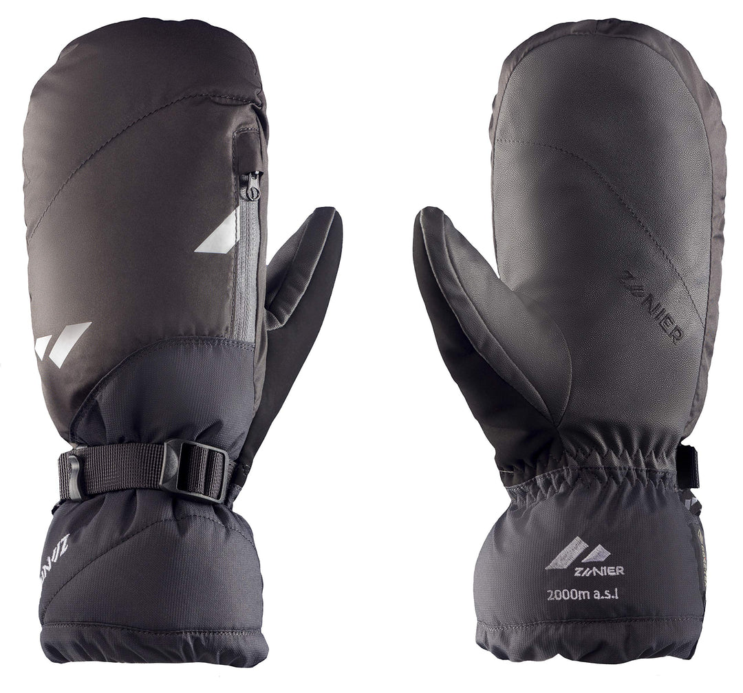 Zanier-Unisex-Fäustlinge-RIDE.GTX MITTEN 11 Schwarz, 11 Schwarz