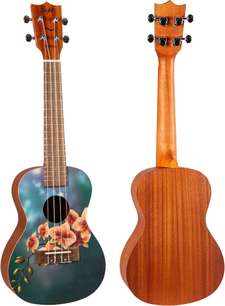 Flight Ukeleles AUC33 Konzert-Ukulele, Orchidee