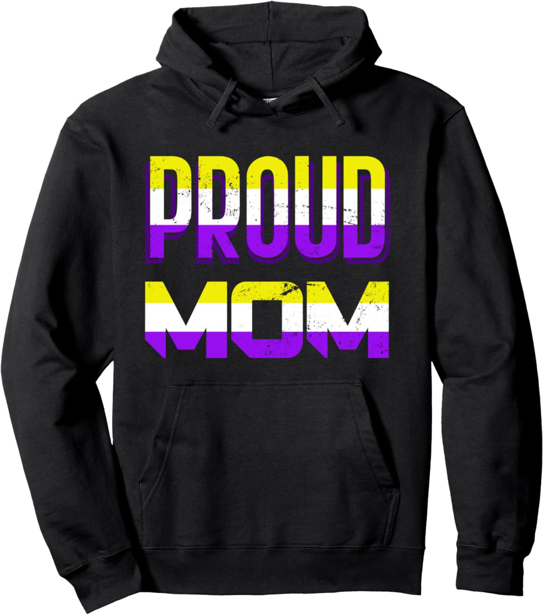 Genderfluid Stolze Mama Muttertag Geschenk Nicht Binär Pullover Hoodie