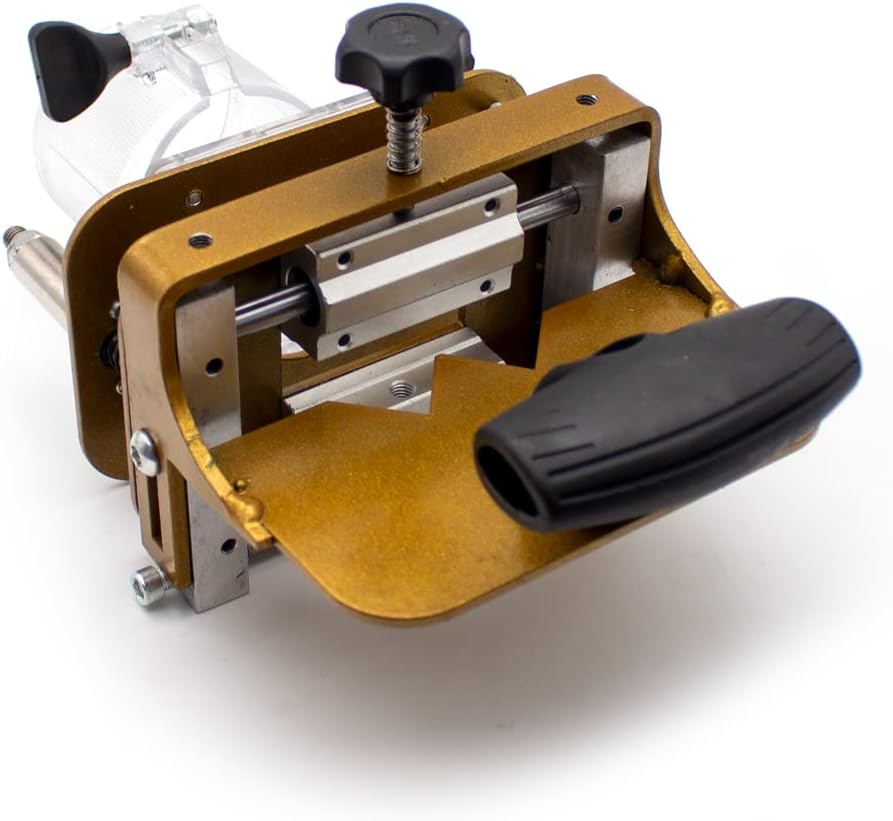 LeTkingok 2 in 1 Holzbearbeitung Mortising Jig für Trimming Machine, Slotting Bracket Unsichtbare Fa
