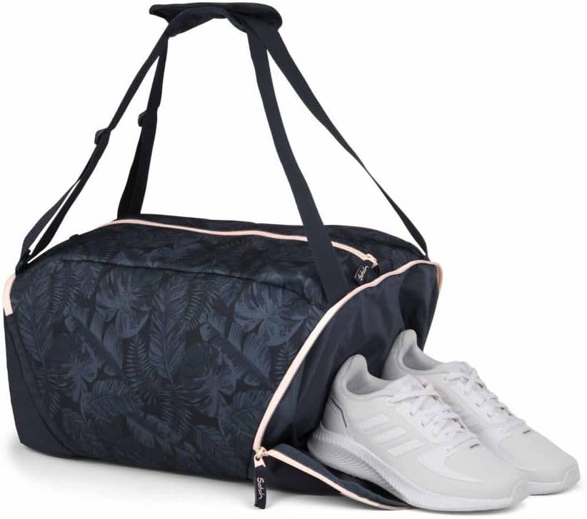 Satch Pack Schulrucksack Set 3tlg. inkl. Schlamperbox und Sporttasche (Midnight Jungle), Midnight Ju